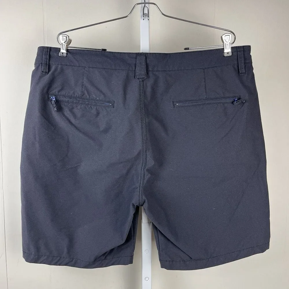 Carbon 2 Cobalt Shorts Mens Size 38 Black Gray Nylon Spandex Outdoors Hiking